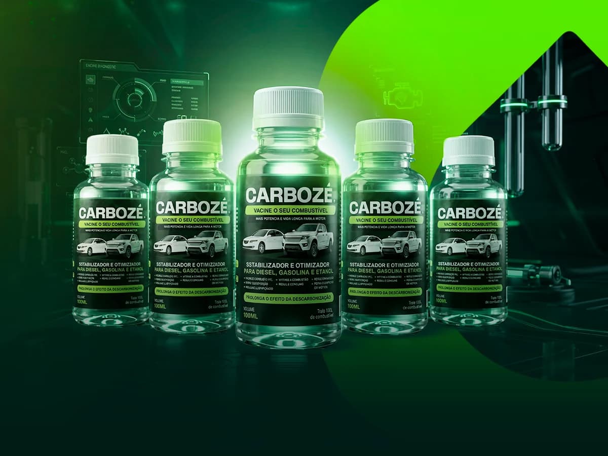 Kit CarboZé com 5 frascos de 100ml